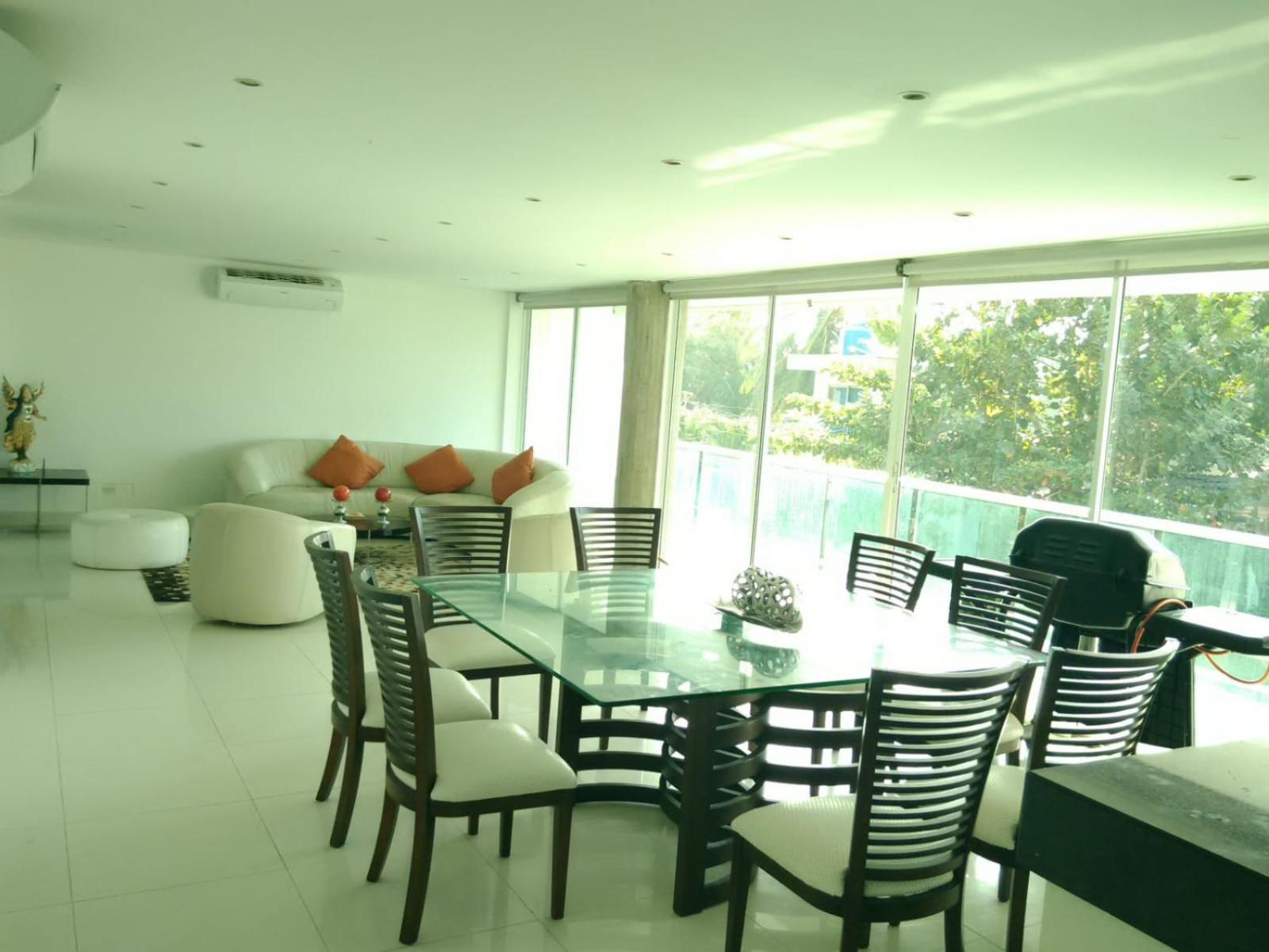 דירות Cartagena Apartamento Luxury Azul Beach La Boquilla מראה חיצוני תמונה